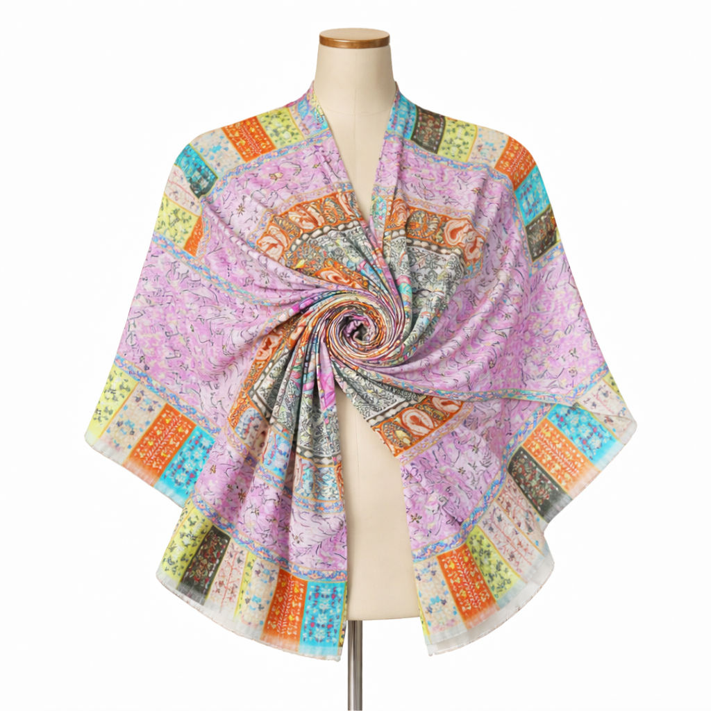 Traditional Indian Paisley Scarf